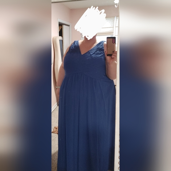 Azazie Bridesmaid Dress 32/34W - Picture 4 of 4